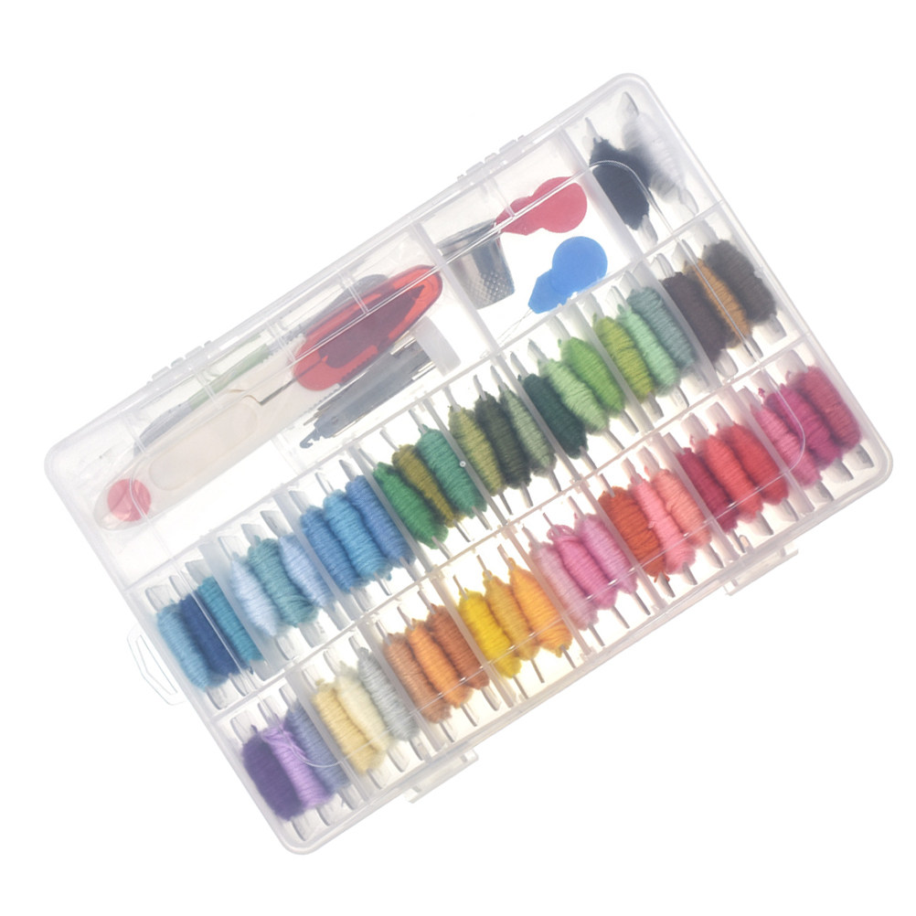 Embroidery Kit - مجموعة تطريز متنوعة للمبتدئين تحتوي على