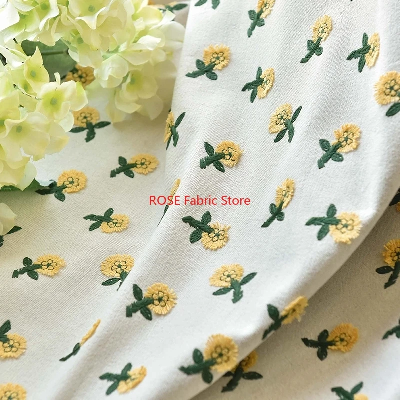 Embroidery Yellow Flower - Ins-Inspired 3D زهرة صفراء صغيرة التطريز