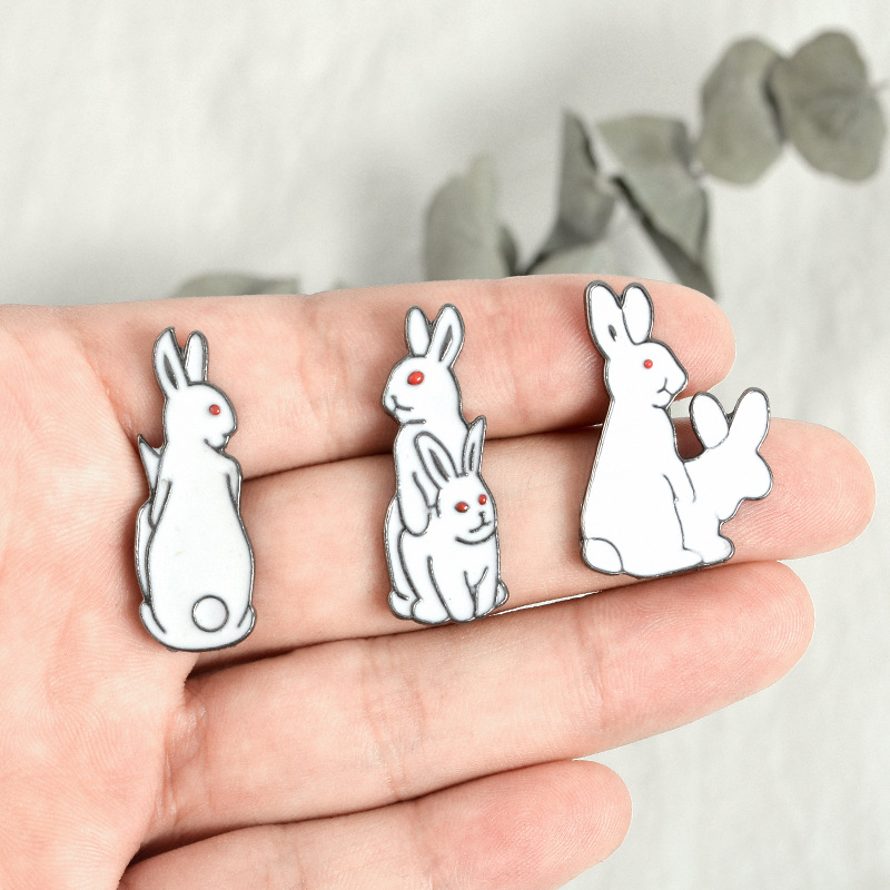 الكرتون الحيوانات بروش دبابيس  - مراجعة Embroidery Rabbit وسعره
