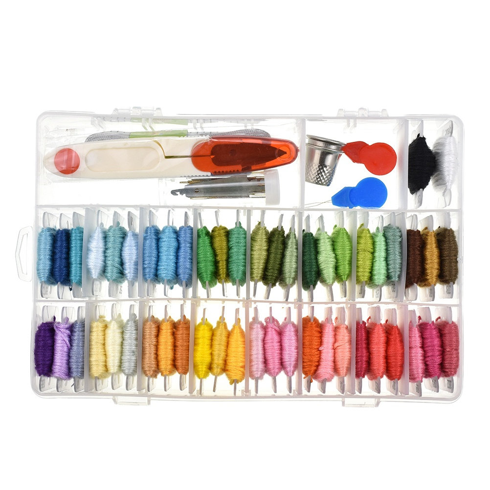 مجموعة تطريز متنوعة للمبتدئين  - مراجعة Embroidery Kit وسعره