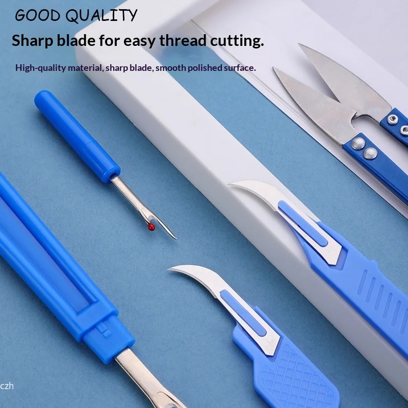 طقم مزيل الغرز الأزرق مكون من  - مراجعة Embroidery Removal Tool وسعره