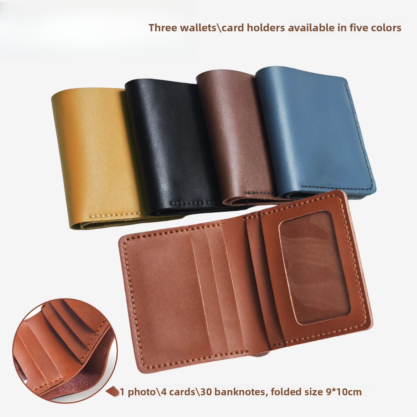 محفظة جلد طبيعي مخصصة مع تطريز - مراجعة Embroidery Wallet وسعره