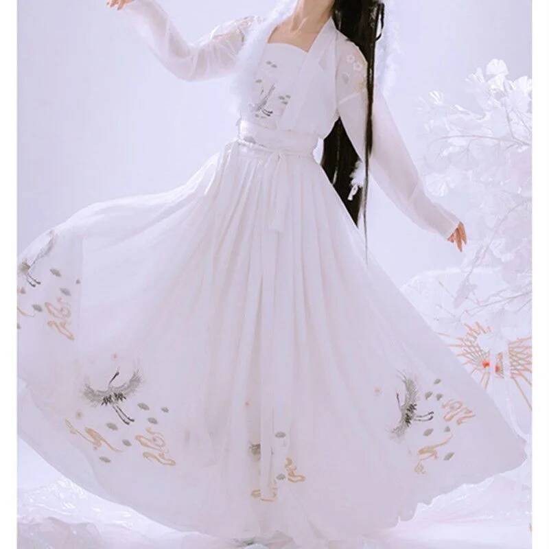 الصينية القديمة Hanfu المرأة ا - مراجعة Embroidery Dress وسعره