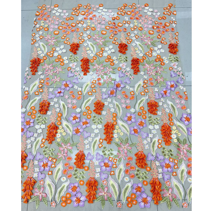 عالية الكثافة الرياح الصفراء ا - مراجعة Embroidery Yellow Flower وسعره