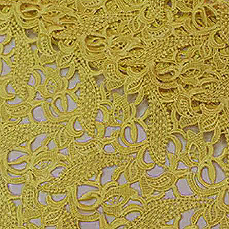 الراقية الدانتيل القماش الأصفر - مراجعة Embroidery Yellow Flower وسعره