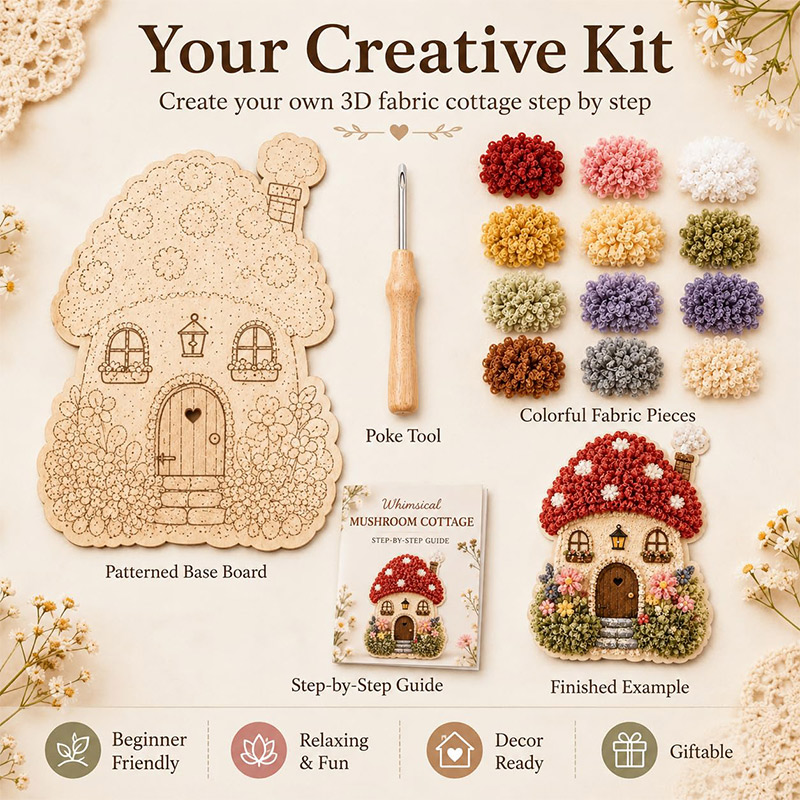 مجموعة أدوات الحرف اليدوية لصن - مراجعة Embroidery Kit وسعره