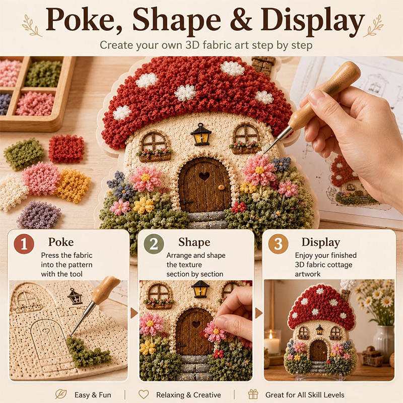 مجموعة أدوات الحرف اليدوية لصن - مراجعة Embroidery Kit وسعره