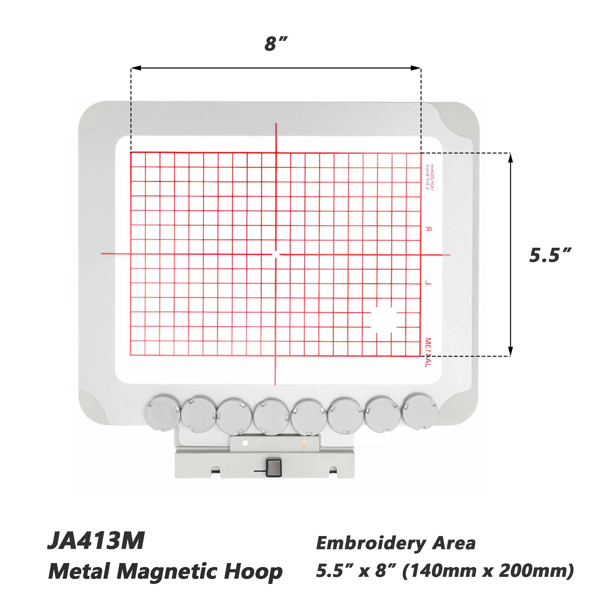 طوق مغناطيسي لـ Janome MC 500E - مراجعة Embroidery Zone وسعره