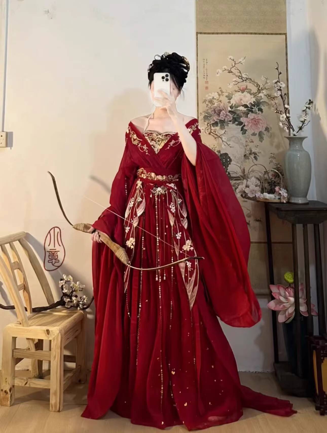 2025 حار Guofeng آلهة الزهور ا - مراجعة Embroidery Flower وسعره