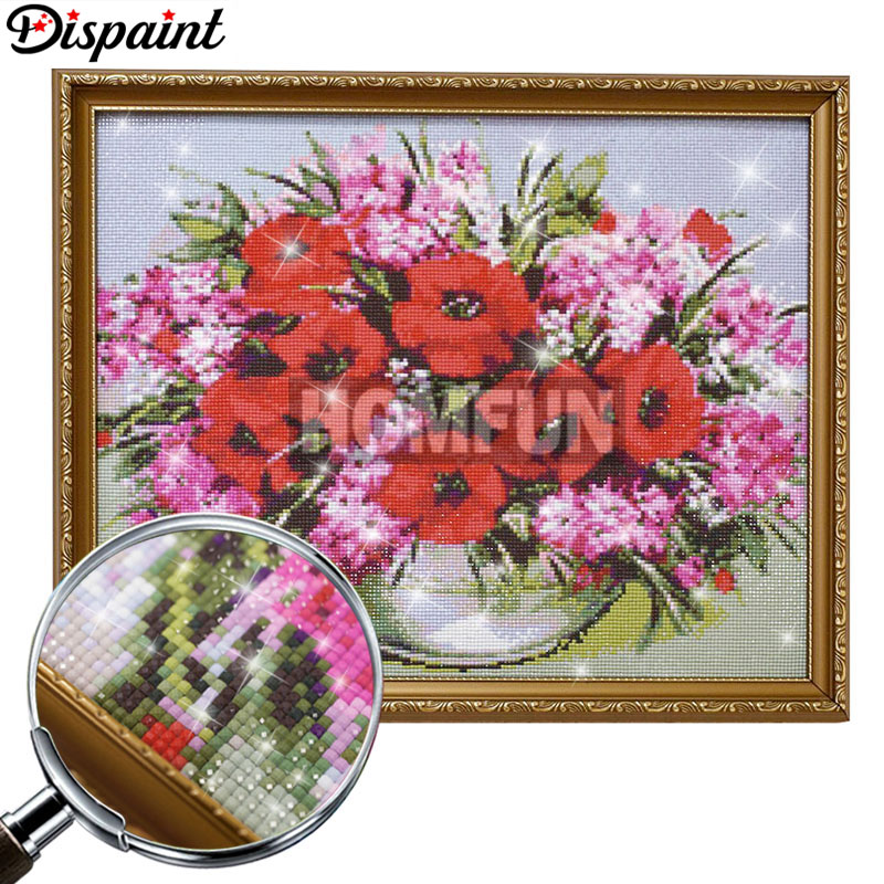 Dispaint كامل مربع/الحفر المست - مراجعة Embroidery Yellow Flower وسعره