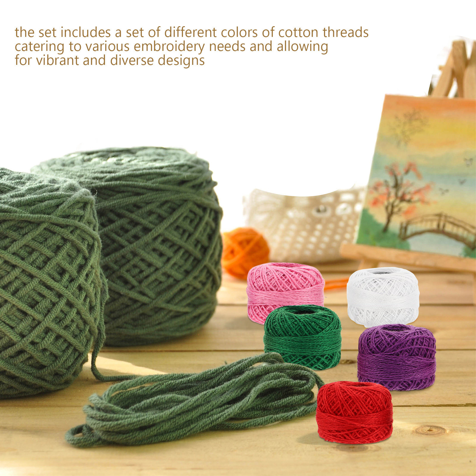 12 قطعة من خيوط التطريز القطني - مراجعة Embroidery Kit وسعره