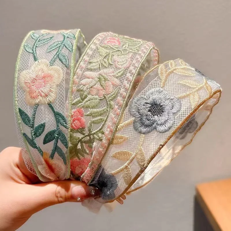 1/3 قطعة ربطة شعر أنيقة من الش - مراجعة Embroidery Zone وسعره