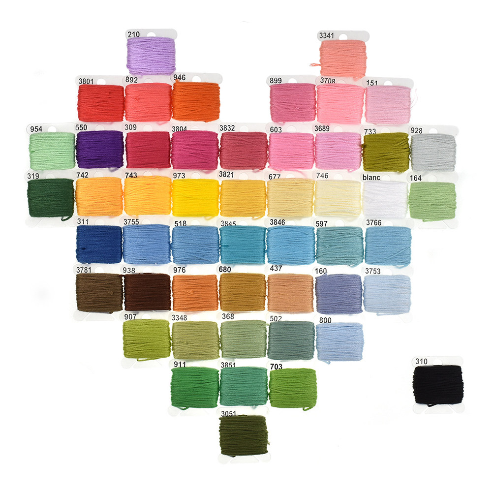مجموعة تطريز متنوعة من 50 قطعة - مراجعة Embroidery Kit وسعره