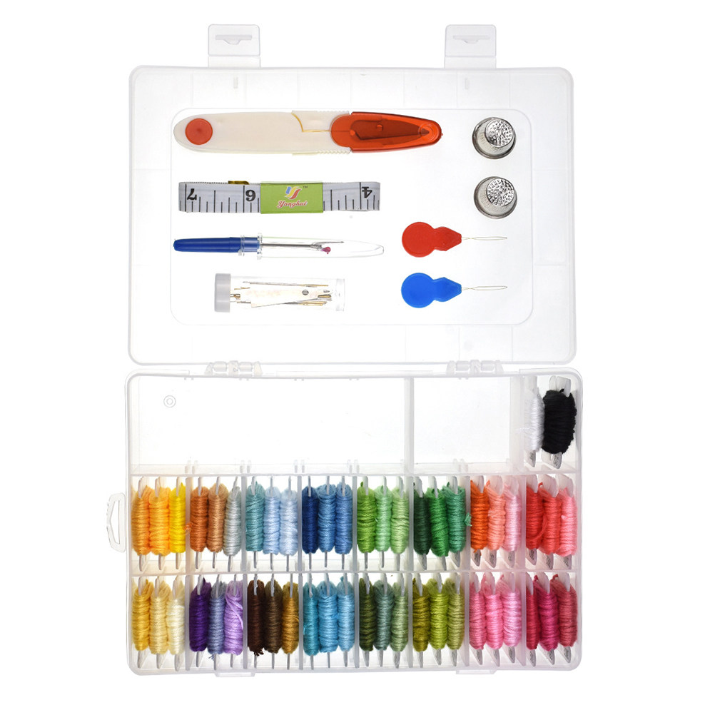 مجموعة تطريز متنوعة من 50 قطعة - مراجعة Embroidery Kit وسعره
