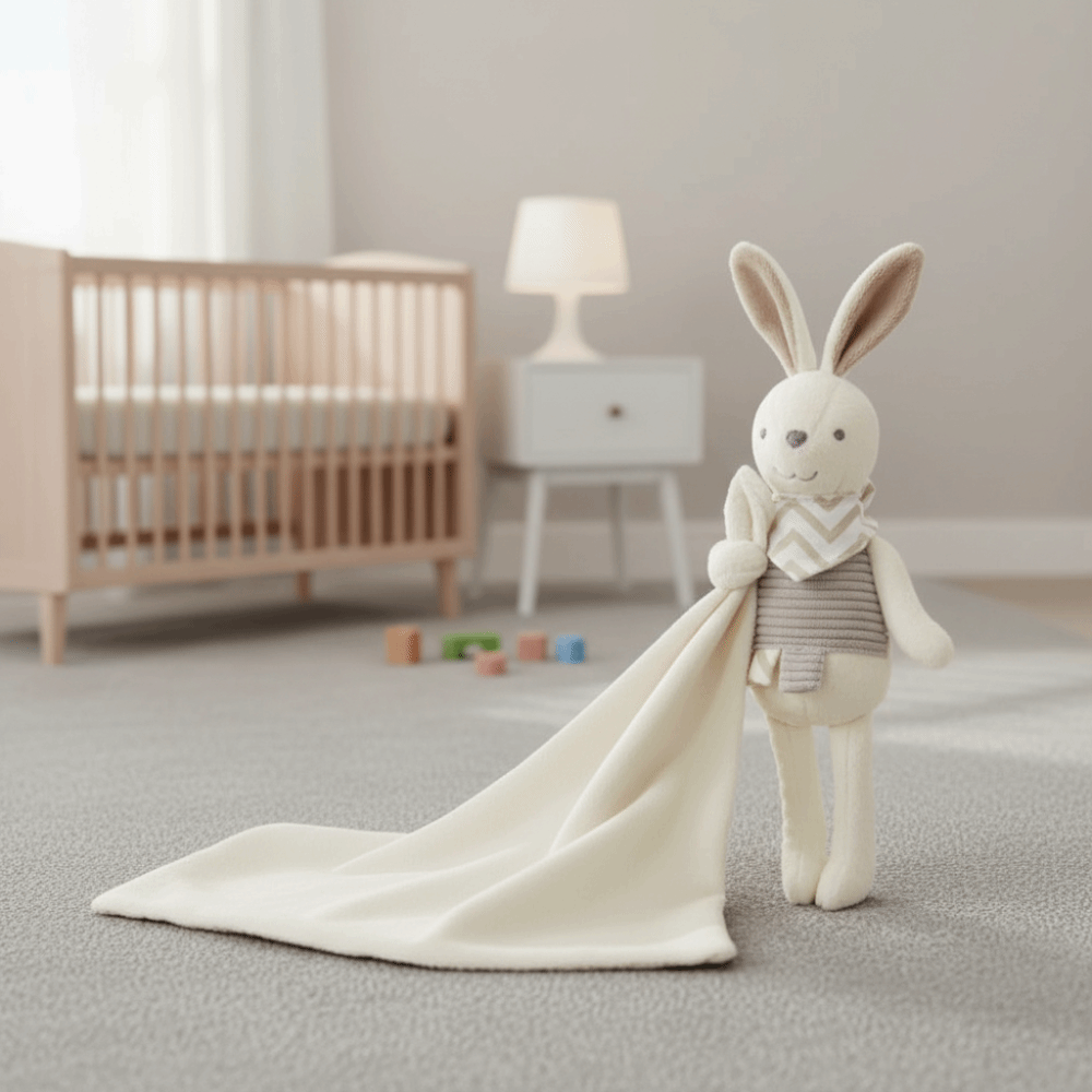 بطانية أطفال مربعة الشكل على ش - مراجعة Embroidery Rabbit وسعره