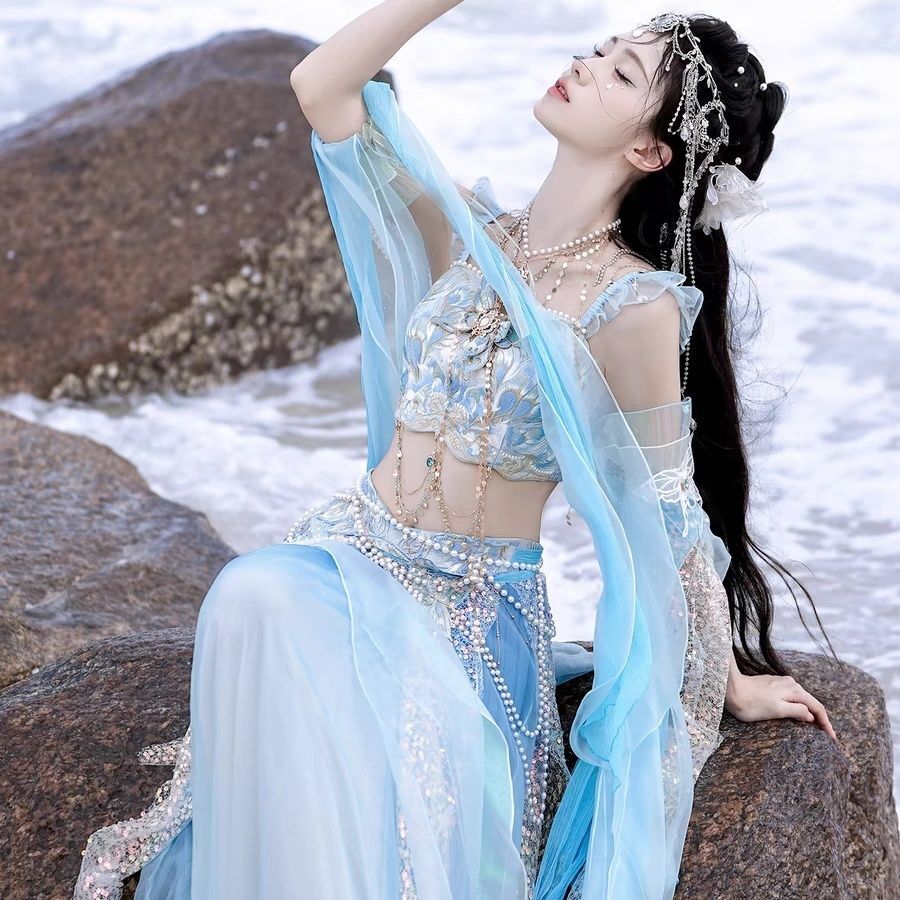 فستان هانفو جديد أنيق بتصميم ح - مراجعة Embroidery Dress وسعره