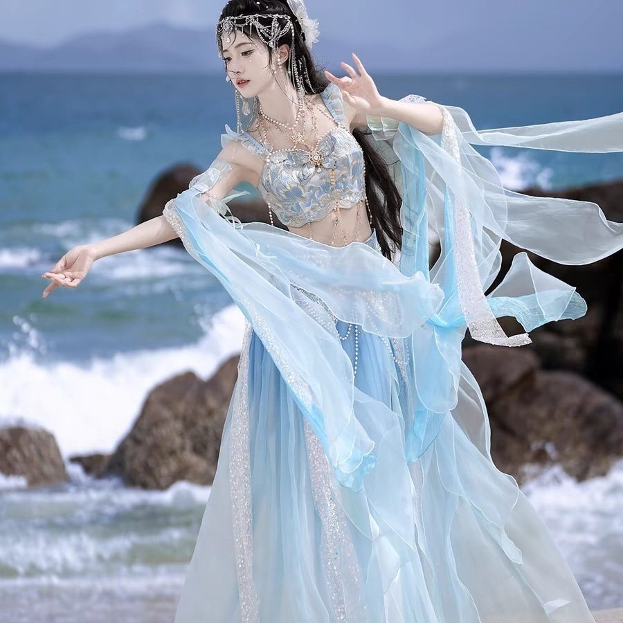فستان هانفو جديد أنيق بتصميم ح - مراجعة Embroidery Dress وسعره