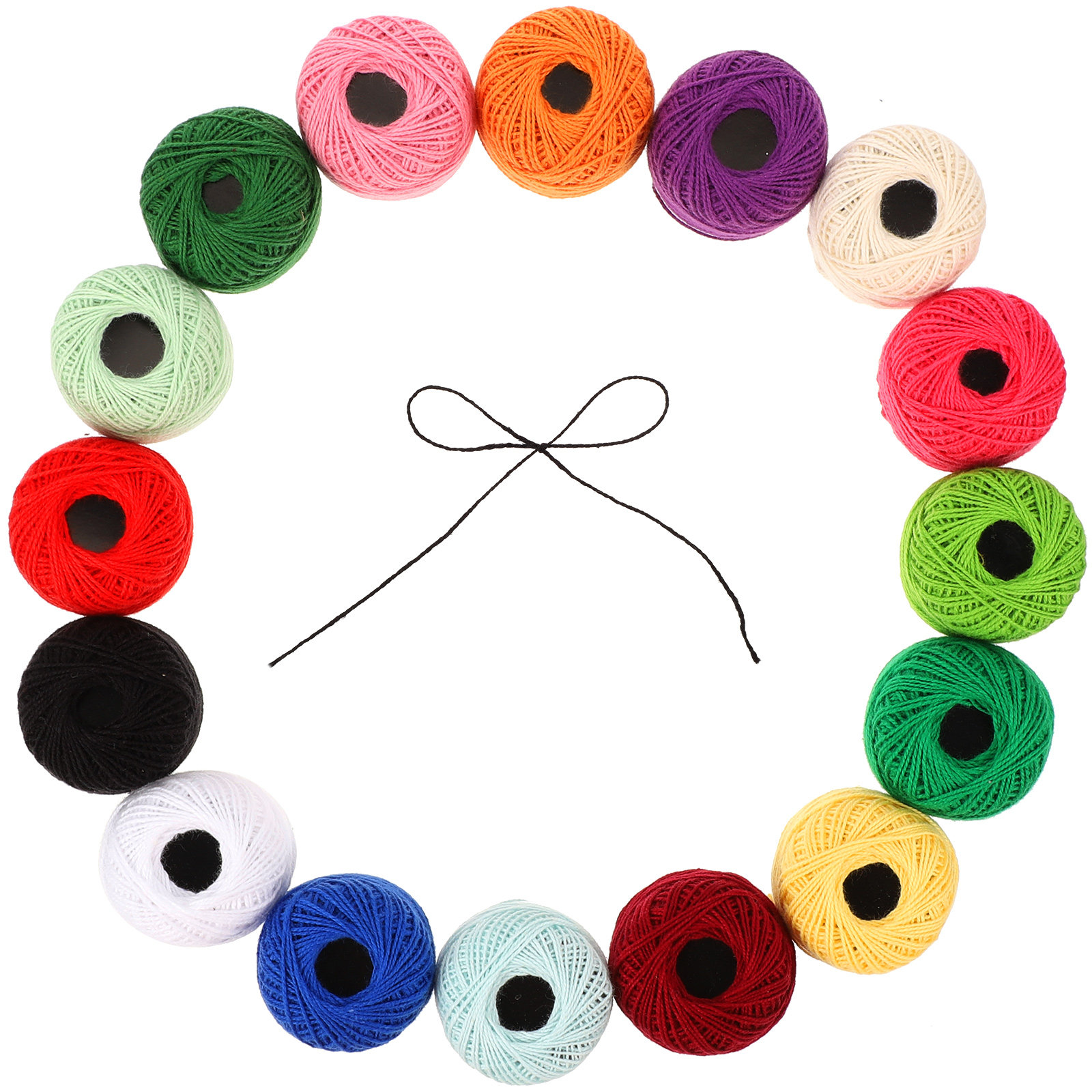 16 لفة من خيوط التطريز القطنية - مراجعة Embroidery Kit وسعره
