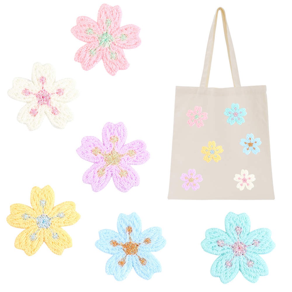 20 قطعة/الوحدة الملونة 2.4 سنت - مراجعة Embroidery Flower وسعره